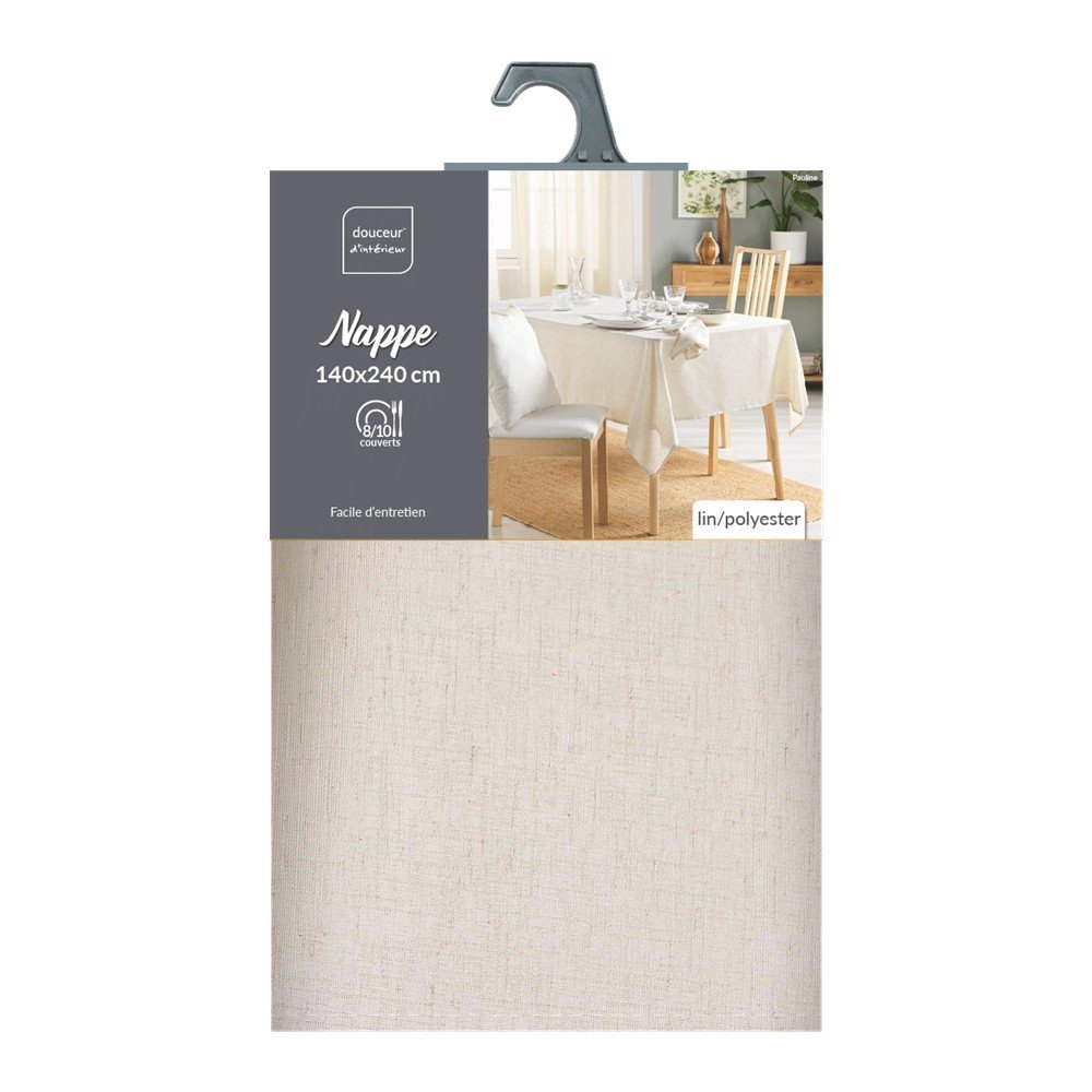 Obrus odpowiedni do prania 140x240 cm Pauline – douceur d'intérieur