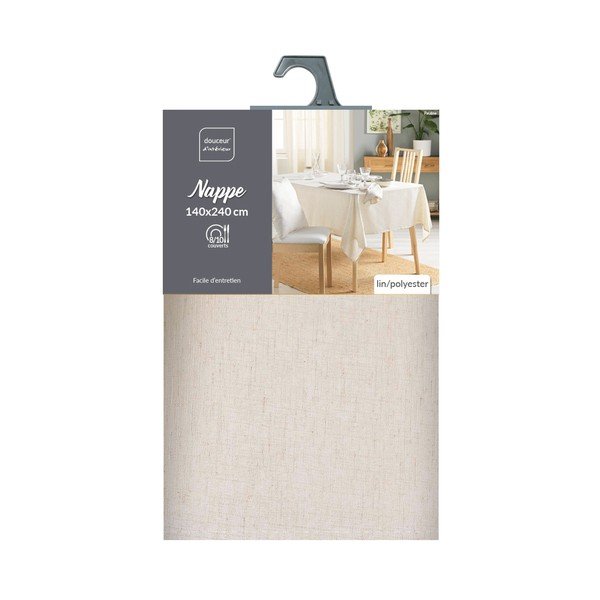 Obrus odpowiedni do prania 140x240 cm Pauline – douceur d'intérieur