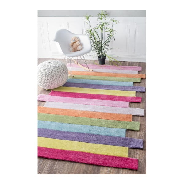 Dywan tuftowany ręcznie nuLOOM Pantone Multi, 122x183 cm-image-1