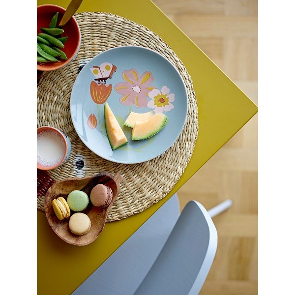 Dziecięca mata stołowa z trawy morskiej ø 38 cm Malla − Bloomingville Mini-image-1