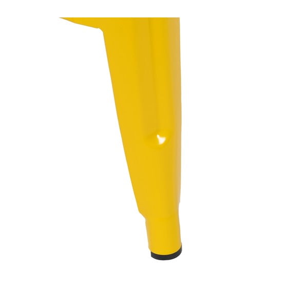 Żółte metalowe hokery zestaw 2 szt. (wysokość siedziska 61 cm) – Ixia-image-2