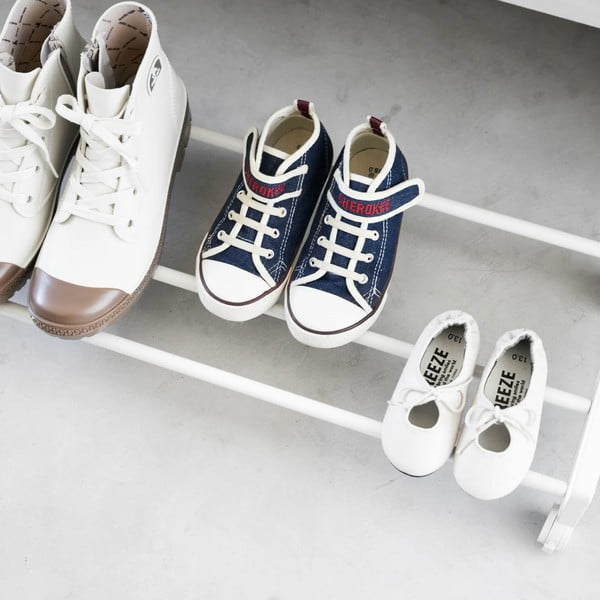 Biały metalowy regał na buty 83,5x14,5x27,5 cm Tower – YAMAZAKI-image-4