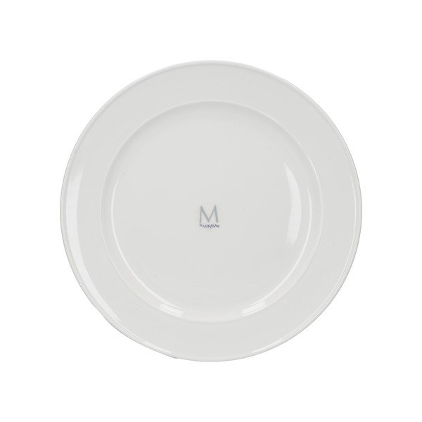 Biały porcelanowy talerz Mikasa Ridget, ø 29 cm-image-1