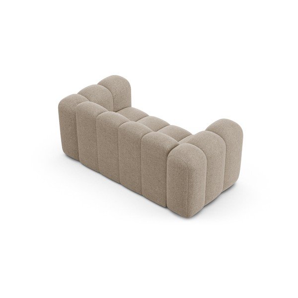 Beżowa sofa z tkaniny szenilowej 170 cm Lupine – Micadoni -image-2