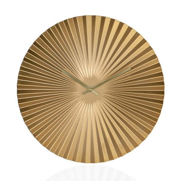 Złoty zegar ścienny Andrea House Origami, 50 cm