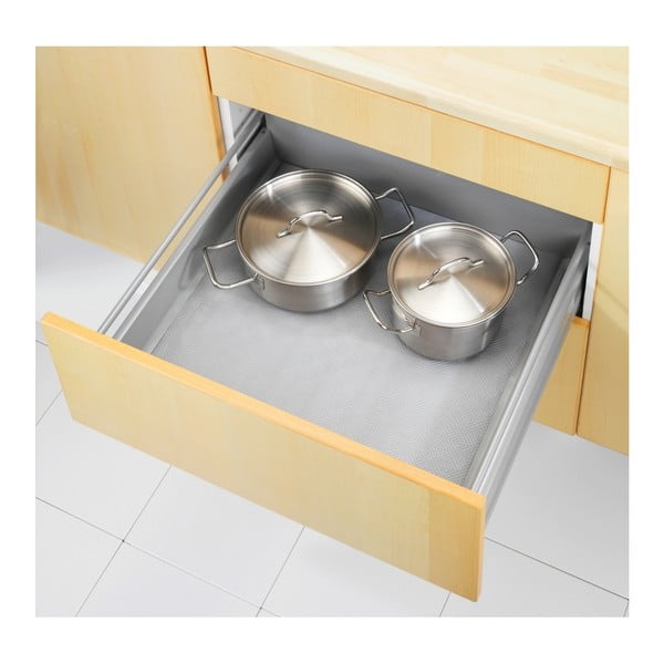 Beżowa antypoślizgowa podkładka do szuflady Wenko Anti Slip Mat 500, 150x50 cm-image-1