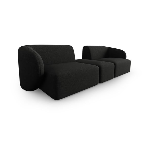 Czarna sofa 239 cm Shane – Micadoni Home-image-1