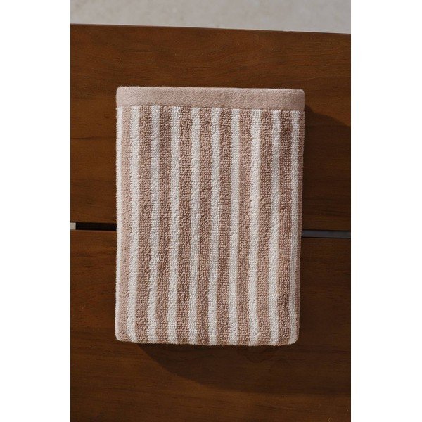 Beżowy/kremowy bawełniany ręcznik 50x70 cm Dixie – Jotex-image-1