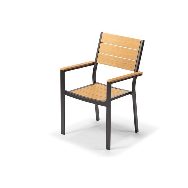 Jasnobrązowe krzesło ogrodowe Timpana Panto