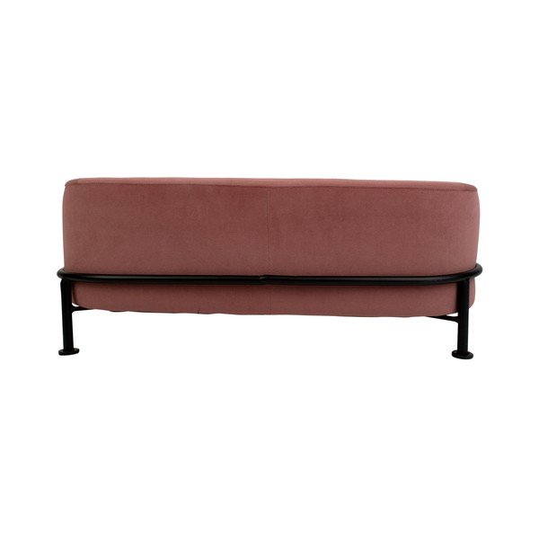 Różowe aksamitne legowisko dla zwierząt Leitmotiv Puffed-image-4