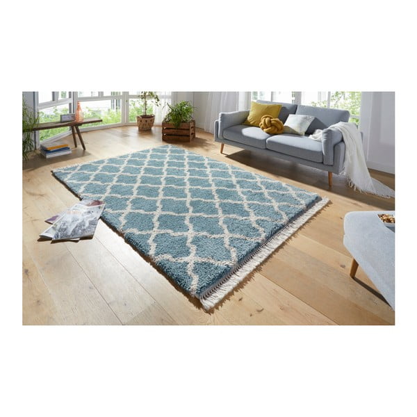 Niebieski dywan Mint Rugs Marino, 200 x2 90 cm-image-3