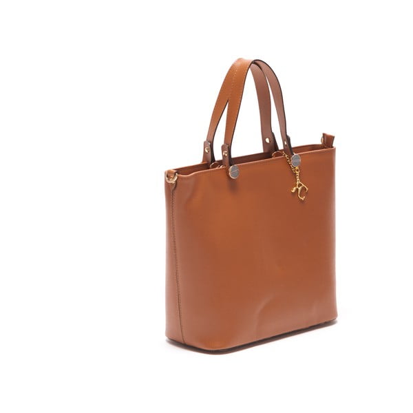 Skórzana torebka Damien 432 Cognac-image-1