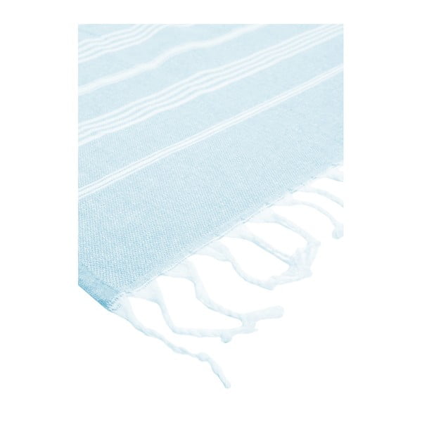 Jasnoniebieski ręcznik z domieszką bawełny Kate Louise Cotton Collection Classic Ice Blue, 100x180 cm-image-2