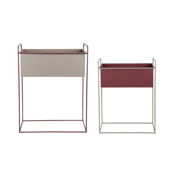 Metalowe kwietniki 2 szt. (wysokość 65 cm) Reina – PT LIVING-image-3