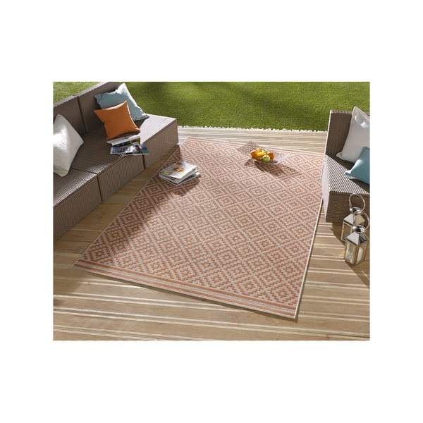 Dywan nadający się na zewnątrz Raute 200x290 cm, koralowy -image-3