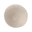 Jasnobrązowa poduszka na sofę dziecięcą z materiału bouclé Ball – Wigiwama