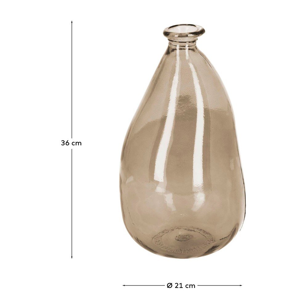 Brązowy wazon (wysokość 36 cm) Brenna – Kave Home (zdjęcie 7)