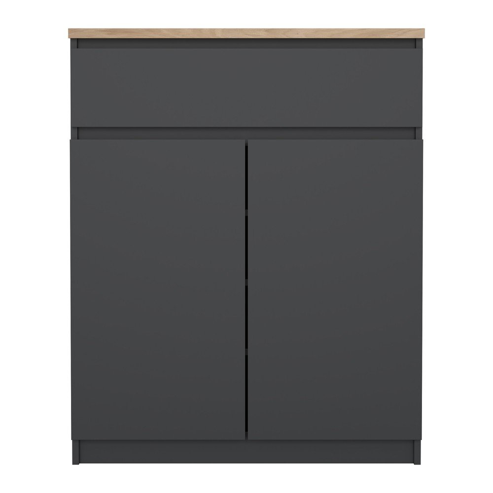 Ciemnoszara komoda 80x100x40 cm Naia – Tvilum (zdjęcie 5)