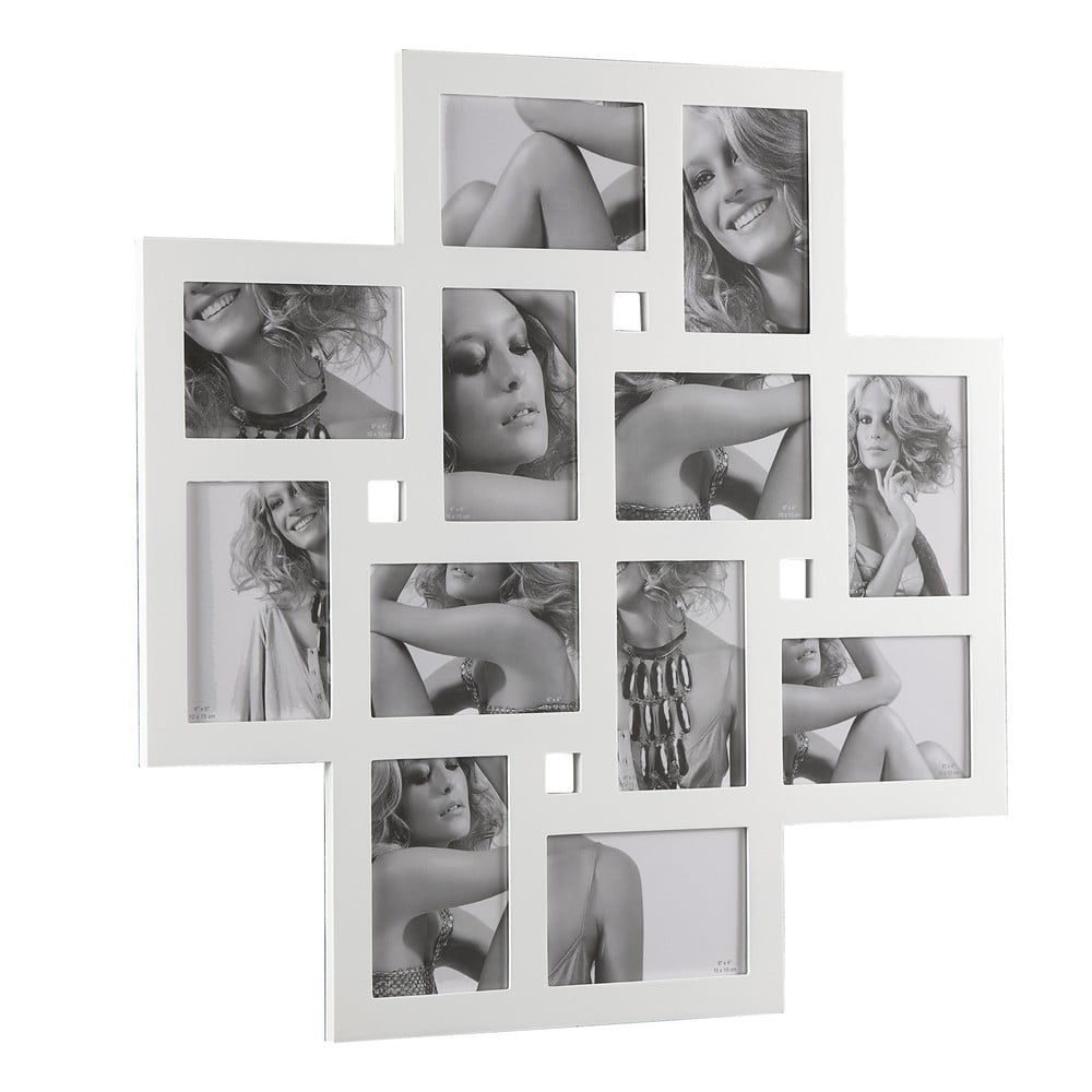 Biała ścienna ramka na zdjęcia Tomasucci Collage, 10x15 cm