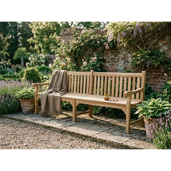 Drewniana ławka ogrodowa Madura – Garden Pleasure-image-1