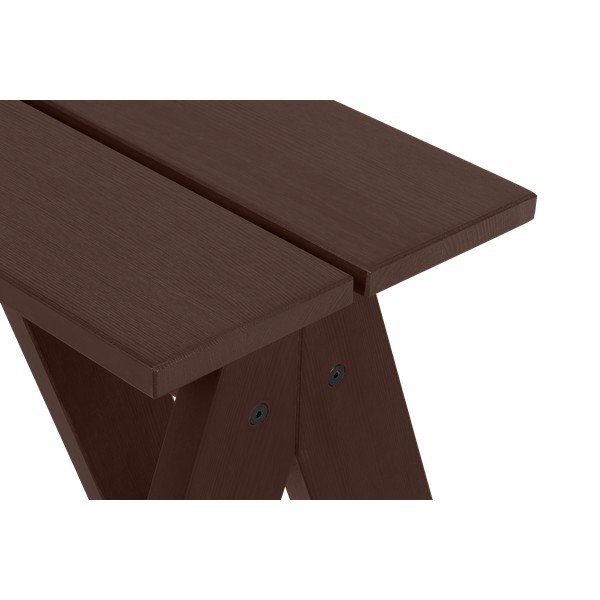 Ciemnobrązowe drewniane krzesło ogrodowe Navo – noo.ma-image-3