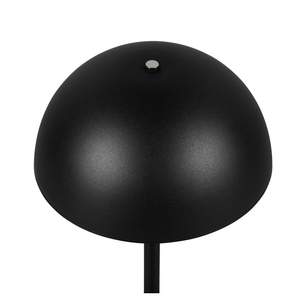 Lampa stołowa LED w kolorze matowej czerni z metalowym kloszem (wysokość 21 cm) Munoz – Trio-image-3