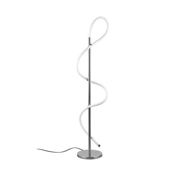Lampa stojąca LED w kolorze srebra z połyskiem (wys. 135 cm) Argos – Trio