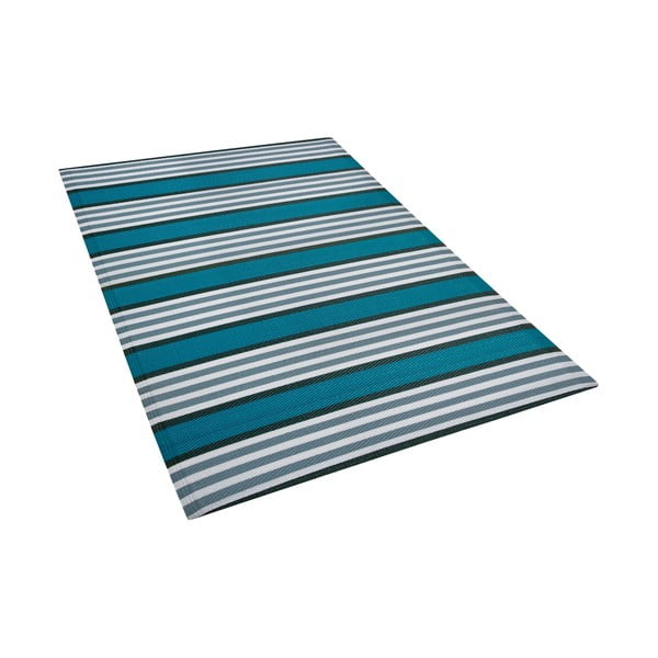 Niebiesko-szary dywan na zewnątrz Monobeli Duro, 120x180 cm