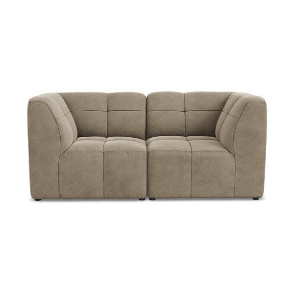 Brązowa aksamitna sofa 180 cm Aloha – Makamii