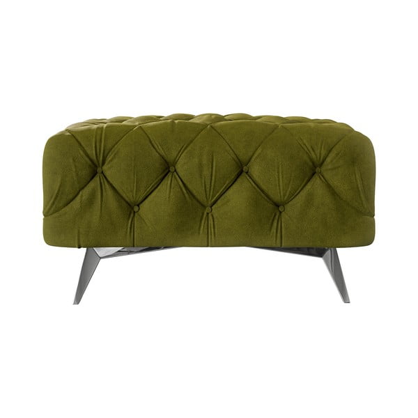 Zielony aksamitny podnóżek Chelsea – Ropez-image-2