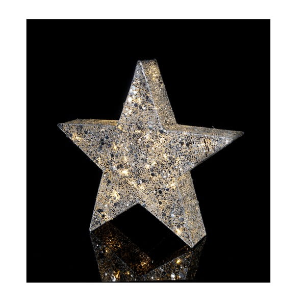 Dekoracja świetlna LED Star Trading Golden Star, wys. 70 cm