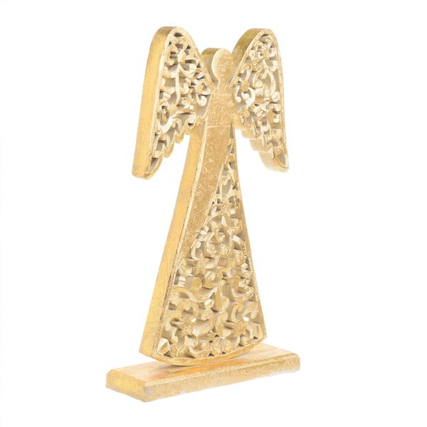 Świąteczna dekoracja drewniana w kształcie anioła InArt Daniele