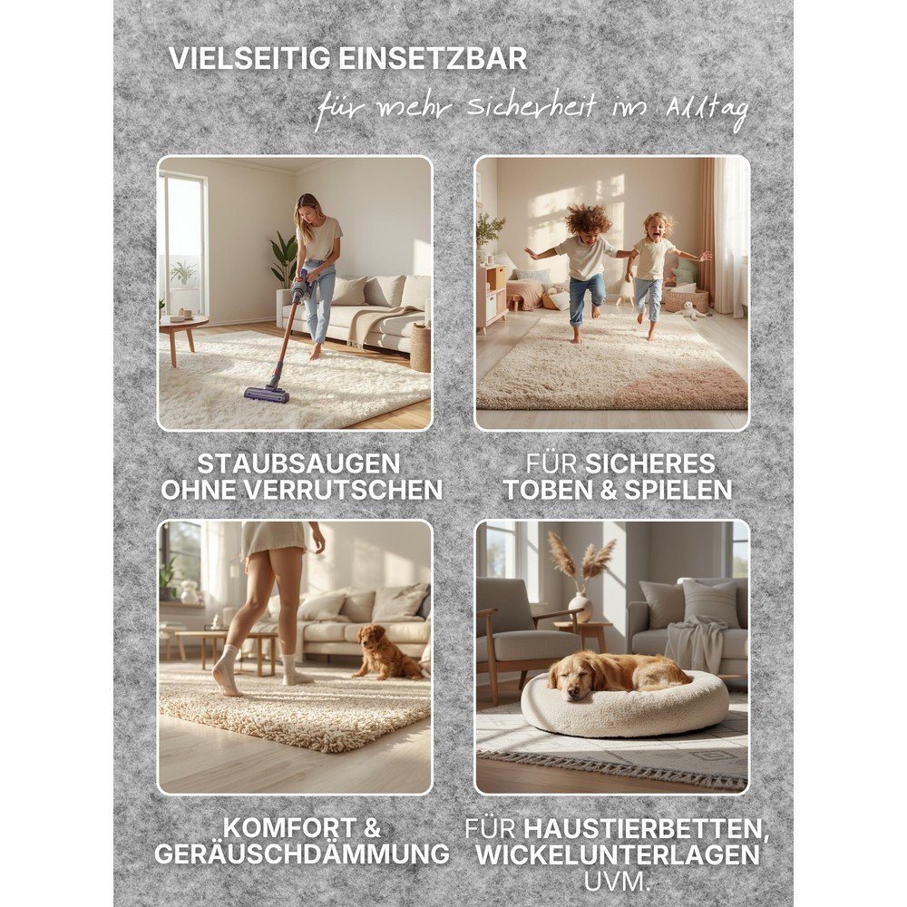 Mata antypoślizgowa pod dywan ø 150 cm Solid – Vikosa (zdjęcie 9)