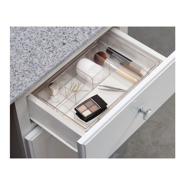 Regulowany organizer na kosmetyki iDesign Clarity Drawer-image-2