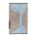 Jasnoniebiesko-beżowy bawełniany dywan odpowiedni do prania 50x80 cm Figura – Mette Ditmer Denmark