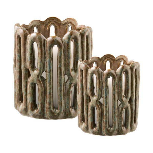 Ceramiczne świeczniki zestaw 2 szt. – House Nordic