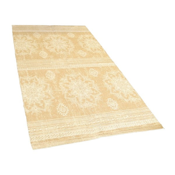 Beżowo-żółty dywan z domieszką bawełny
  Maiko Mandala, 170x240 cm