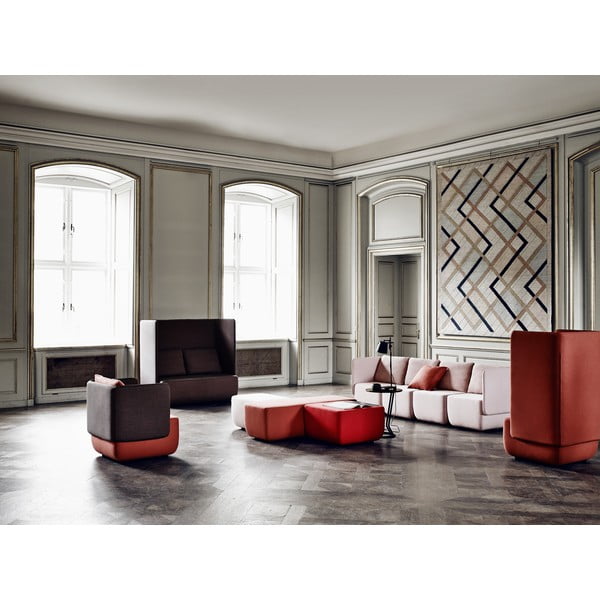 Antracytowa sofa Softline Opera Low-image-3