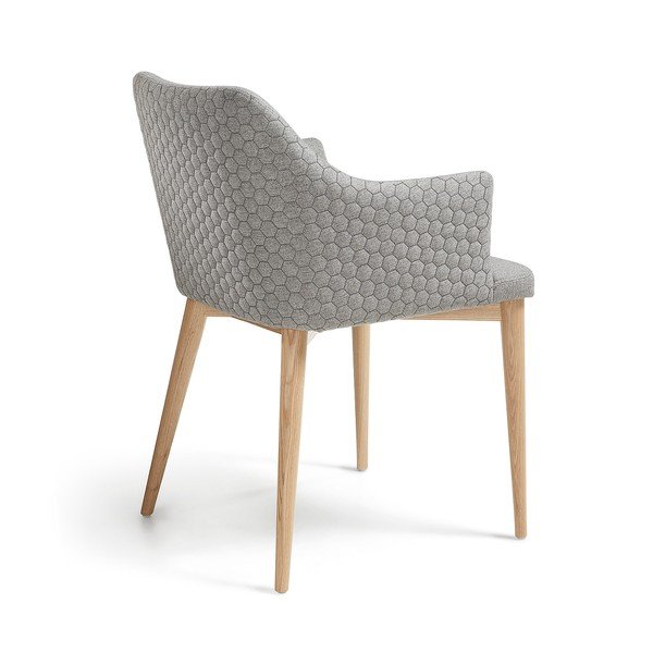 Jasnoszare krzesło do jadalni Kave Home Danai-image-2