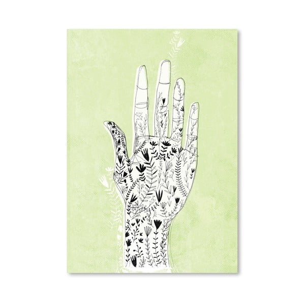 Plakat Floral Hand, 30x42 cm