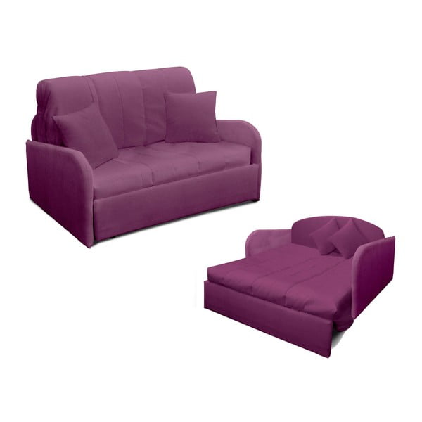 Fioletowa rozkładana sofa dwuosobowa 13Casa Paul-image-2