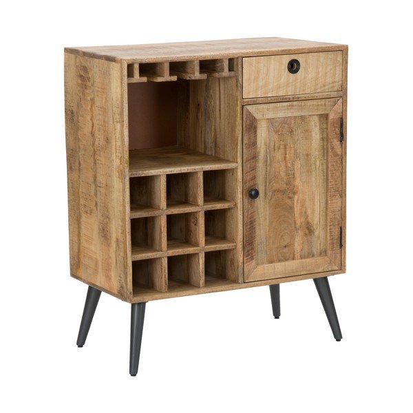 Szafka z drewna mangowca Mauro Ferretti Belgrado Cellar, szerokość 75 cm-image-2