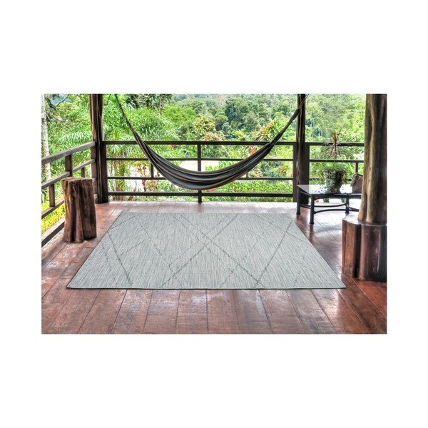 Niebieskoszary dywan odpowiedni na zewnątrz Universal Weave Cassita, 77x150 cm-image-2