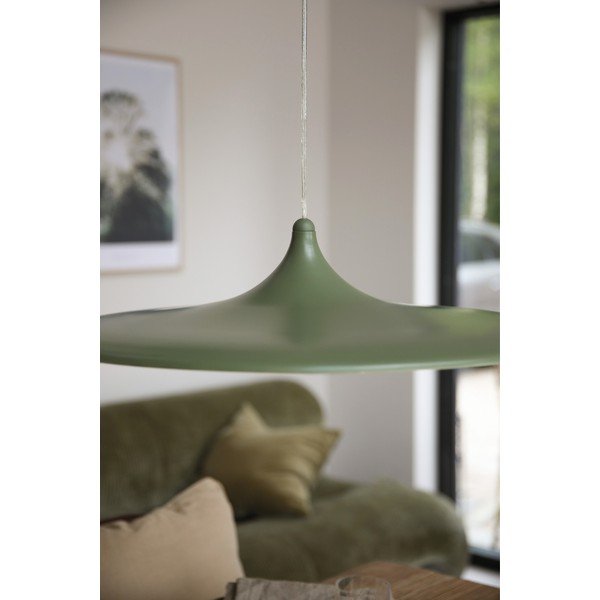 Zielona metalowa lampa wisząca LED ze ściemniaczem ø57x13 cm Beam – Markslöjd-image-1