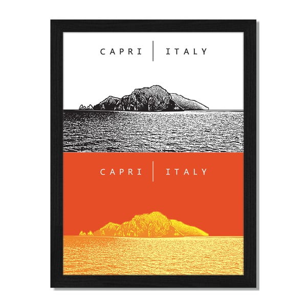 Obraz w ramie Liv Corday Provence Capri Italy, 30x40 cm