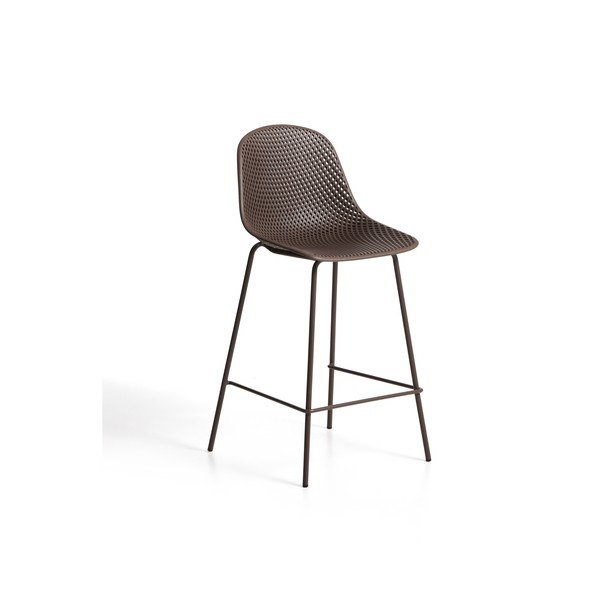Brązowy metalowy/plastikowy hoker ogrodowy Quinby – Kave Home