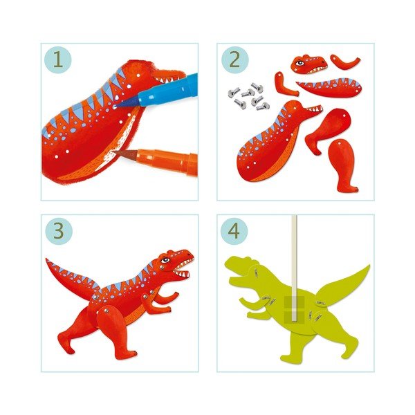 Dziecięce figurki zwierzątek Djeco Dinozaury-image-1