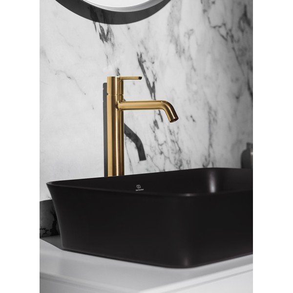 Ceramiczna umywalka w kolorze czerni z połyskiem 55x38 cm Ipalyss – Ideal Standard-image-1