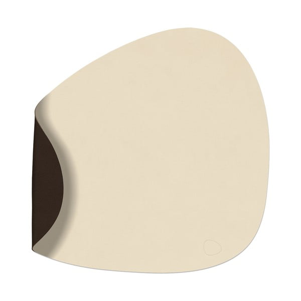 Mata stołowa ze skóry ekologicznej 37x44 cm Curve L Double Nupo – LIND DNA