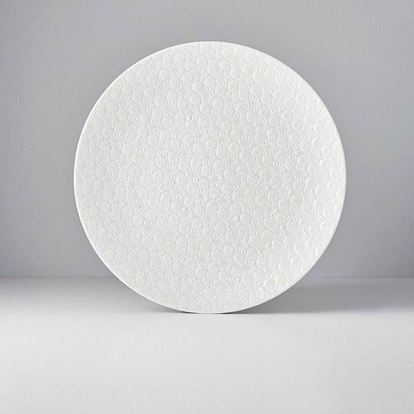 Biały talerz ceramiczny MIJ Star, ø 29 cm-image-1